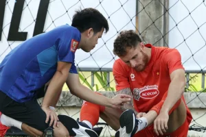 Tiền đạo nhập tịch chấn thương trước ASEAN Cup 2026