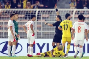 Patrik Lê Giang gửi lời cảm ơn VAR sau trận thắng Malaysia tại ASEAN Cup 2026