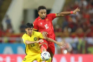 Nguyễn Xuân Son lần đầu lập công và ăn mừng tại sân Mỹ Đình trong trận bán kết ASEAN Cup 2026