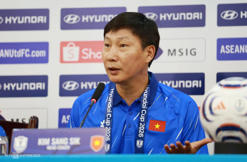 HLV Kim Sang-sik khao khát đưa chung kết ASEAN Cup 2026 vào lịch sử bóng đá Việt Nam