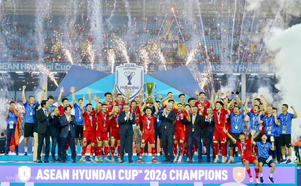 Tuyển Việt Nam xô đổ loạt cột mốc lịch sử tại ASEAN Cup 2026