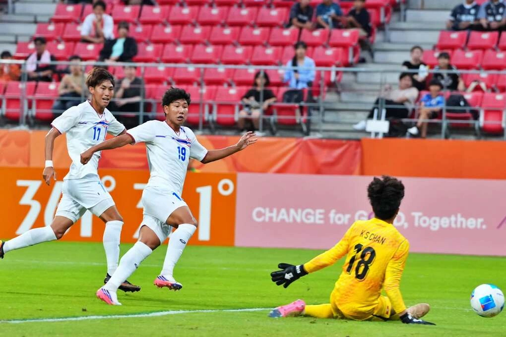 Thái Lan sớm vào tứ kết ASIAD 2026 sau chiến thắng đậm trước Hong Kong