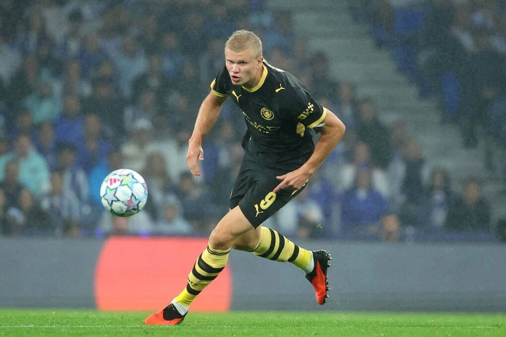 Haaland san bằng kỷ lục ghi bàn tại Champions League của Sergio Aguero cho Man City