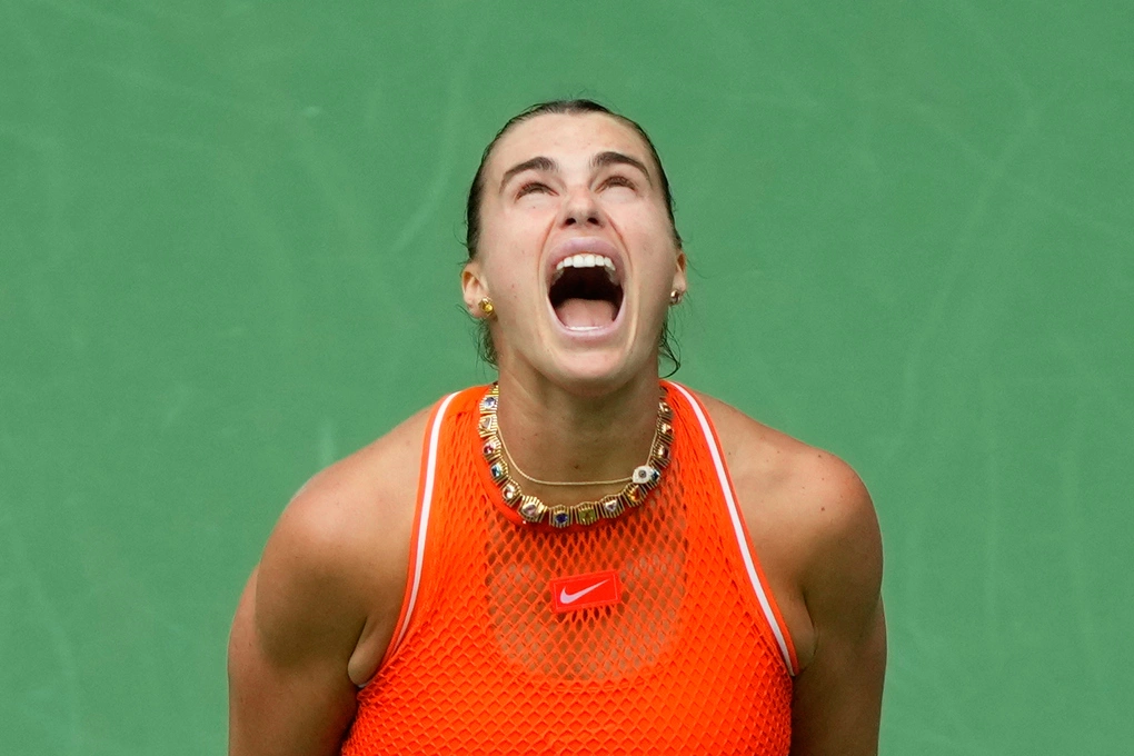 Cơn giận khiến tay vợt số hai thế giới Aryna Sabalenka trả giá ở Mỹ Mở rộng 2026