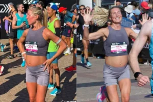 Runner 29 tuổi mang thai 32 tuần hoàn thành Sydney Marathon dưới 3 giờ