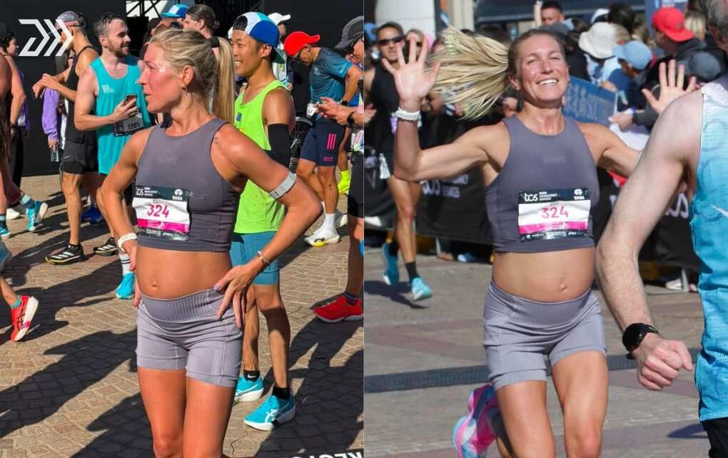 Runner 29 tuổi mang thai 32 tuần hoàn thành Sydney Marathon dưới 3 giờ