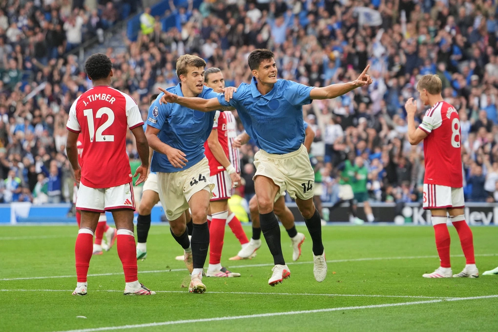 Vì sao Arsenal nhận thất bại đậm 0-3 trước Brighton tại vòng 5 Ngoại hạng Anh