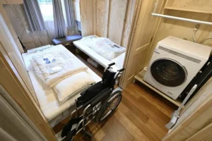 Phòng ở của vận động viên tại ASIAD 2026 bằng nhà container gây tranh luận vì diện tích chật hẹp
