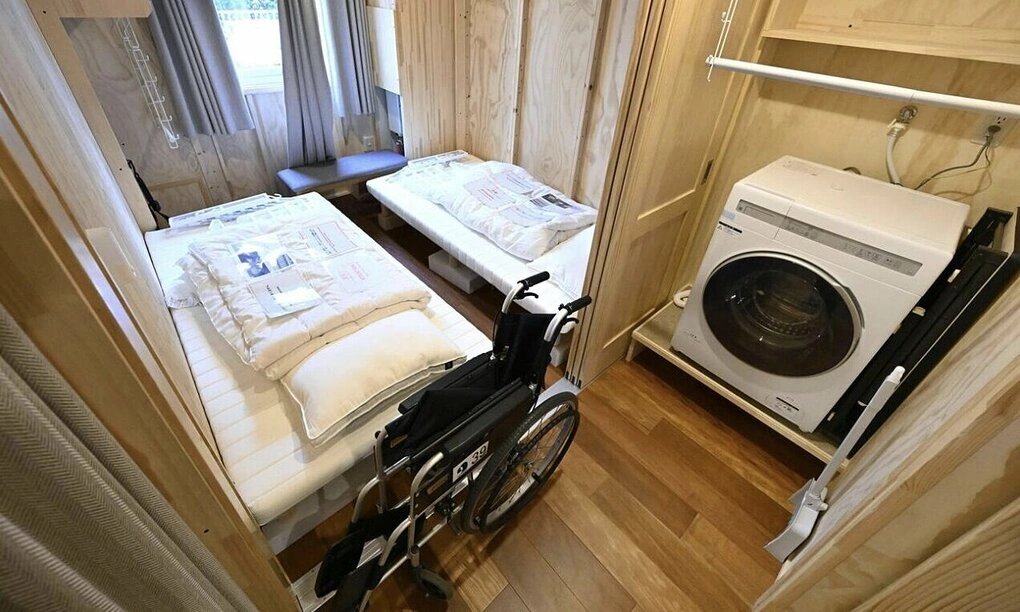 Phòng ở của vận động viên tại ASIAD 2026 bằng nhà container gây tranh luận vì diện tích chật hẹp