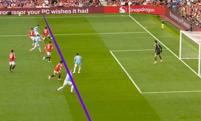 Lý giải quyết định công nhận bàn thắng gây tranh cãi của Haaland trong trận Man City hạ Man Utd