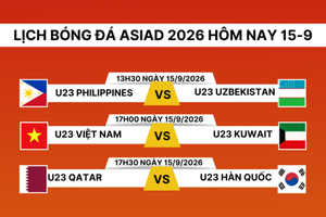 Lịch thi đấu bóng đá hôm nay 15/9: Những trận cầu đáng chú ý và điều người hâm mộ cần biết