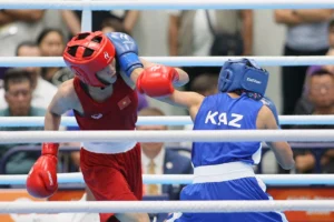 Võ sĩ Nguyễn Thị Tâm vào chung kết ASIAD 2026 sau khi hạ ĐKVĐ thế giới