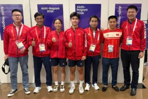 Việt Nam giành huy chương đầu tiên tại ASIAD 2026 nhờ môn teqball