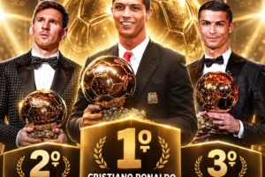 Cristiano Ronaldo năm 2008 được bình chọn là Quả Bóng Vàng hay nhất lịch sử