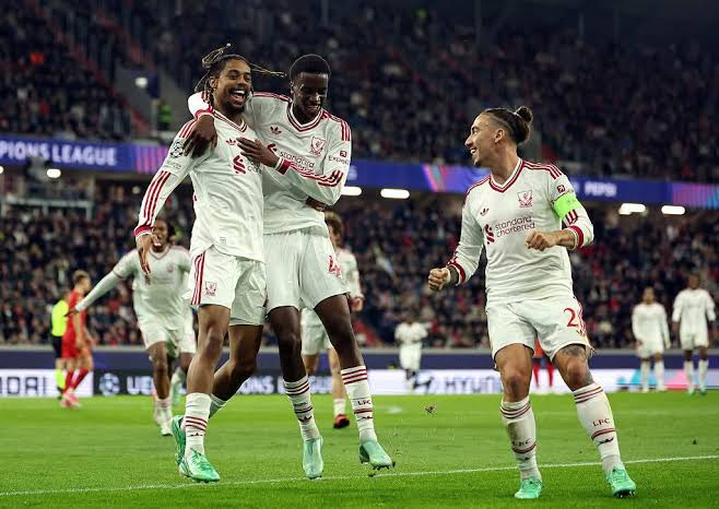 Liverpool 6-3 LASK: Barcola lập hat-trick, Liverpool tạo đại tiệc 9 bàn tại Champions League 15/10/2026