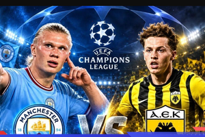 Man City vs AEK Athens: Haaland hướng tới kỷ lục Champions League, Man City quyết tâm trở lại 21/10/2026